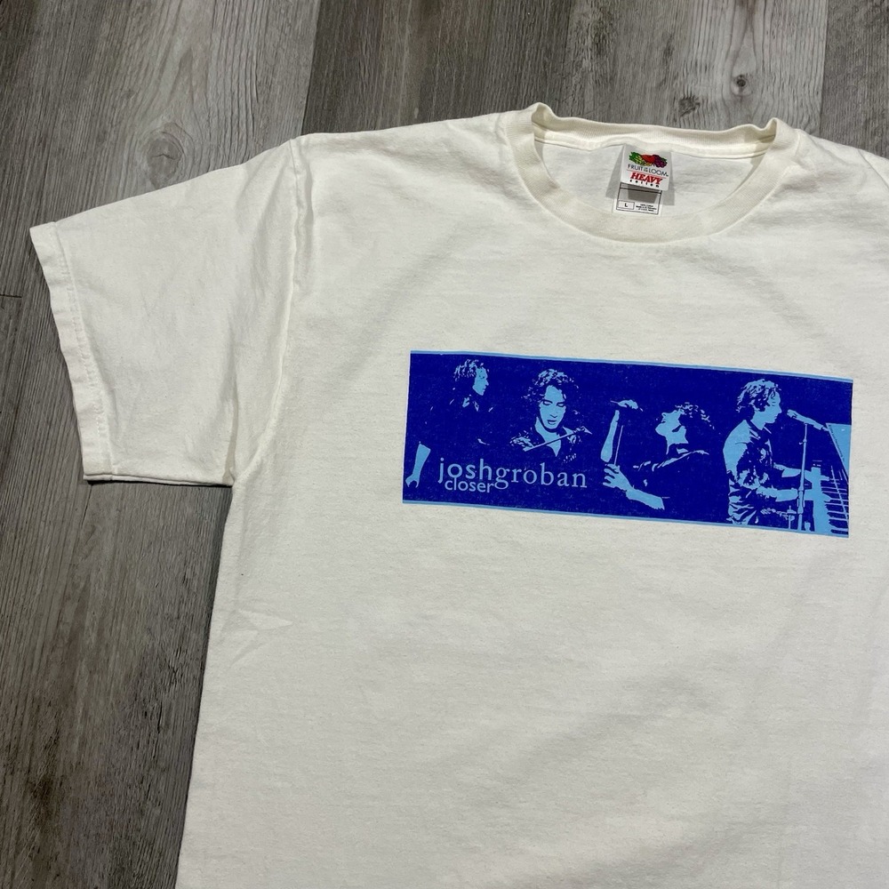 2004‎ Josh Groban Closer Tour Alternative Indie Rock Band Size Large Tshirt